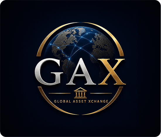 GAX — Global Asset Xchange emblem